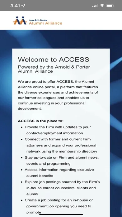 ACCESS Arnold & Porter应用截图