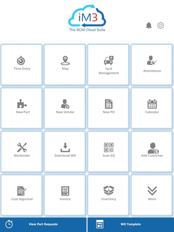 Tangkapan layar iM3 SCM Lite iPad 