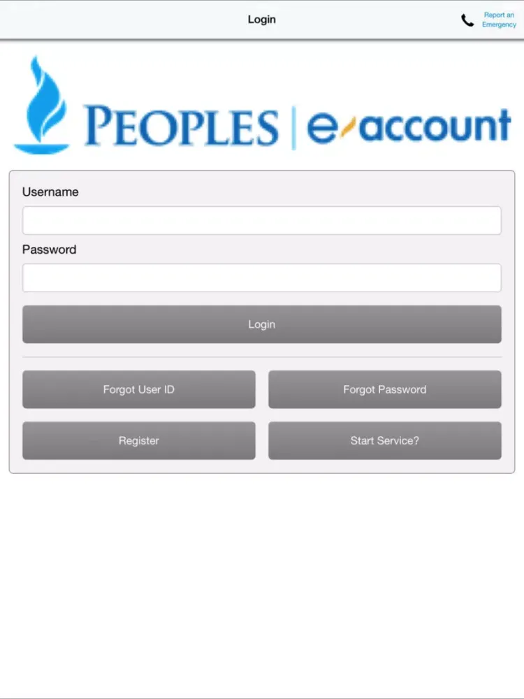 Captures d'écran de Peoples eAccount iPad 