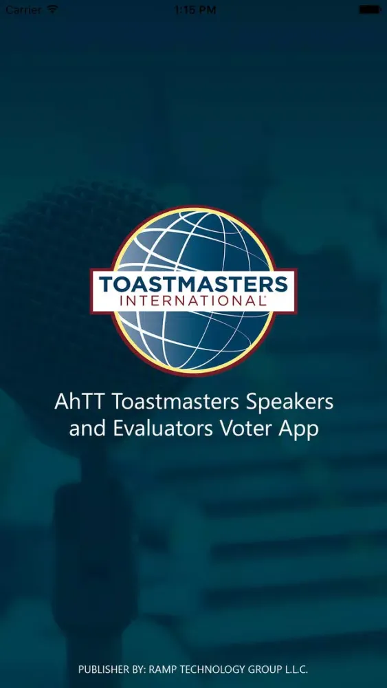 Tangkapan layar AhTT Toastmaster Club App
