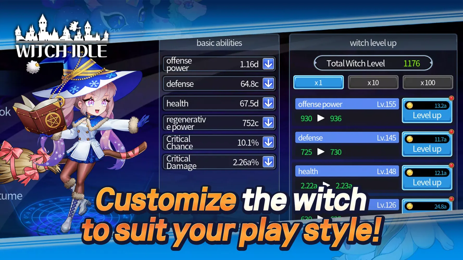 Capturas de tela do Witch Idle - 4320 Summonable