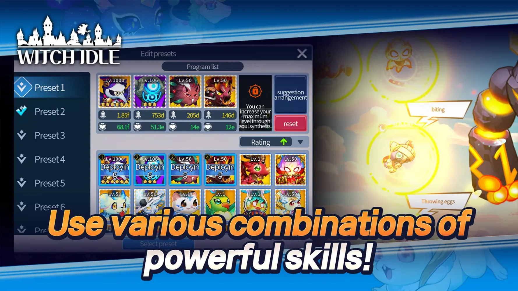 Capturas de tela do Witch Idle - 4320 Summonable