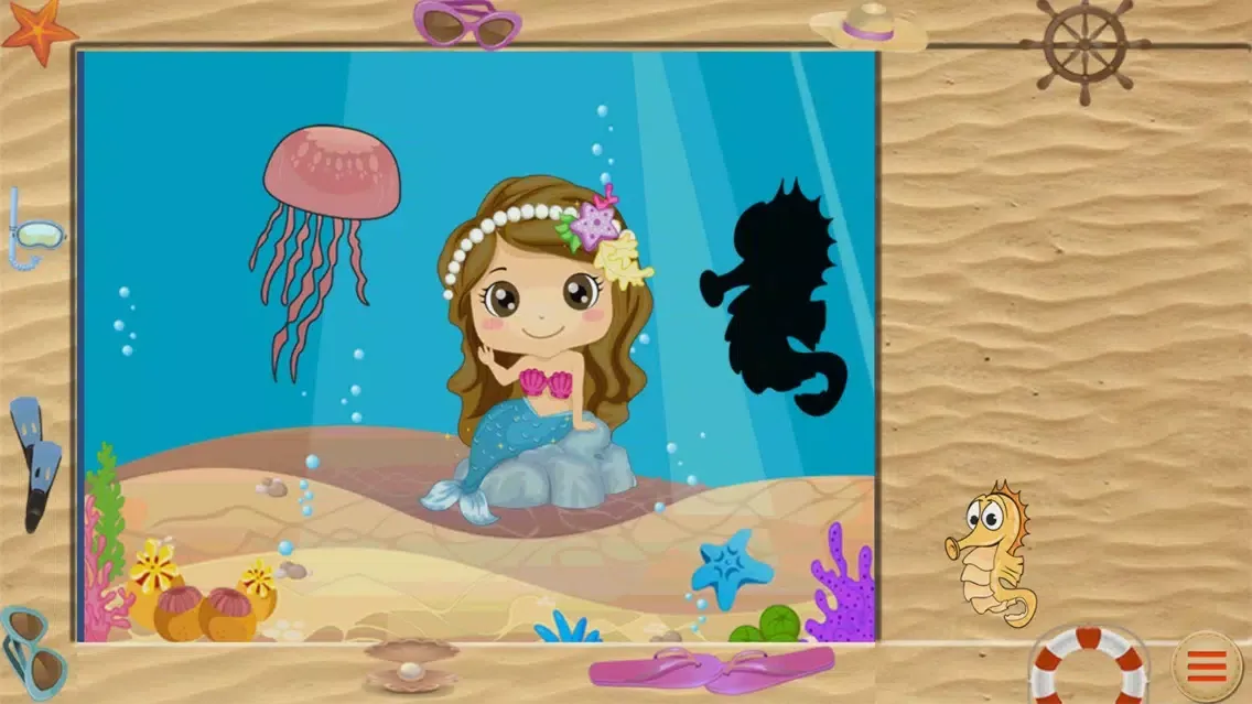 Capturas de tela do Sticker puzzles: Sea Fish