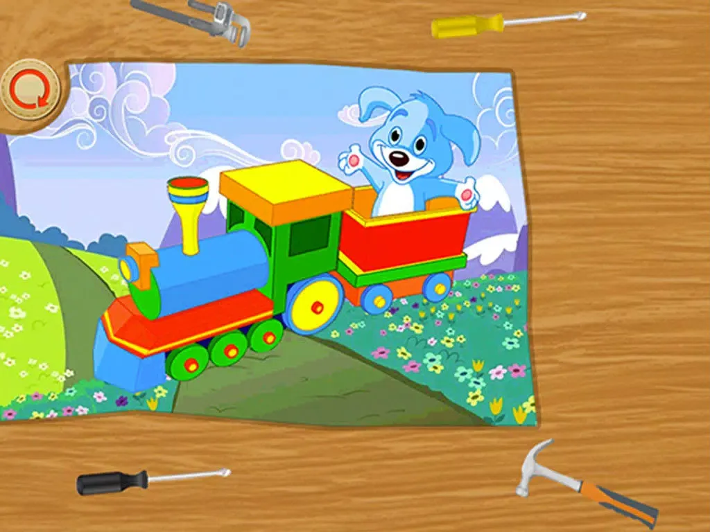 Zrzuty ekranu Baby Puzzles: Train iPad 