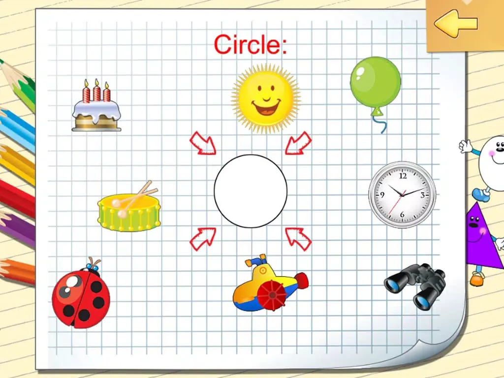 Teach Colors and Shapes iPad  स्क्रीनशॉट