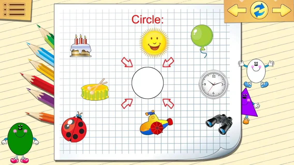 Teach Colors and Shapes स्क्रीनशॉट