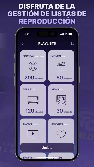 IPTV Smart Player：M3U & Movies سکرین شاٹس