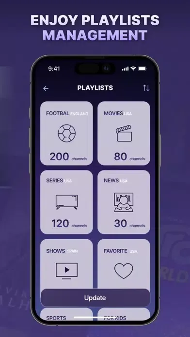 IPTV Smart Player：M3U & Movies سکرین شاٹس