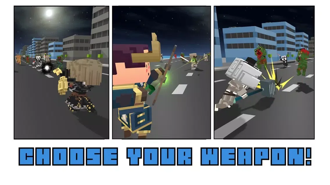 Monster Escape Legends. Zombie Dash In City Craft 스크린샷