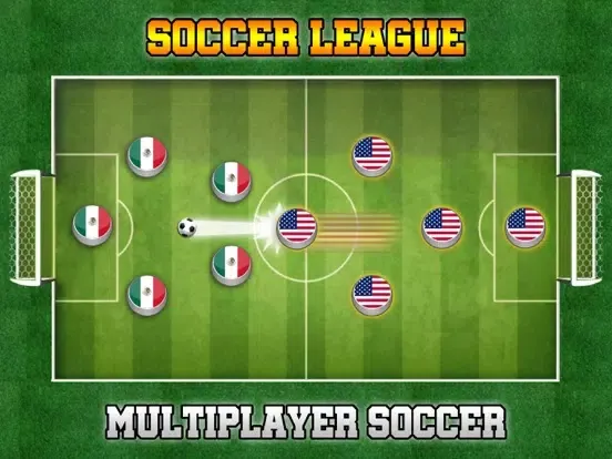 Soccer League Star: Kick Ball iPad  स्क्रीनशॉट