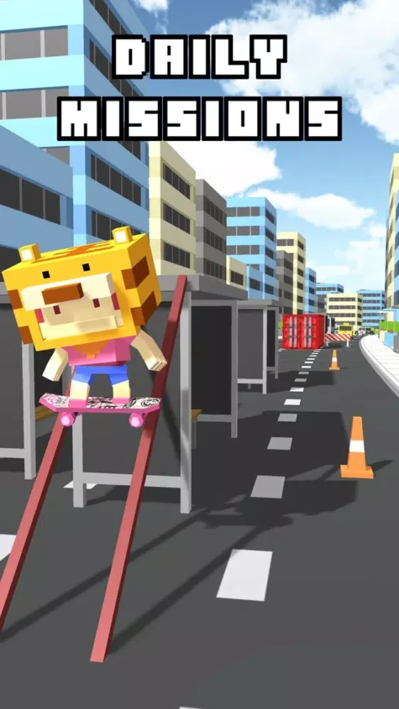 Blocky Pro Skater Boy Extreme سکرین شاٹس