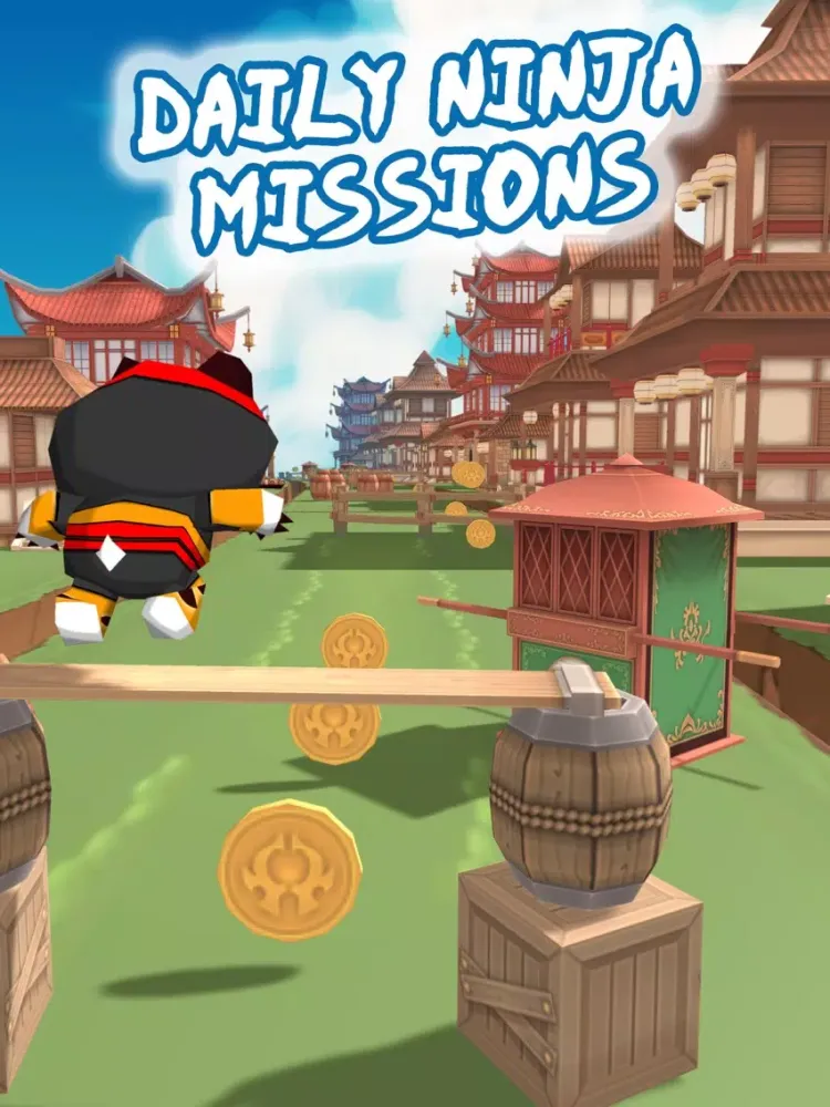 Zrzuty ekranu Kung Fu Tiger & Ninja Panda 3D iPad 