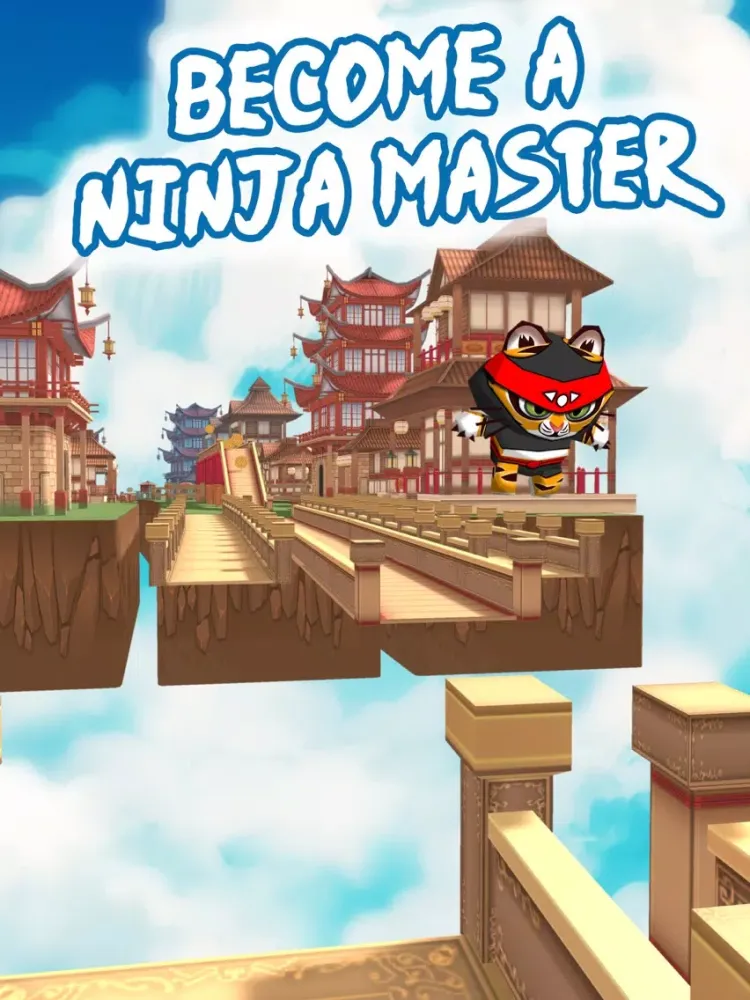 Zrzuty ekranu Kung Fu Tiger & Ninja Panda 3D iPad 