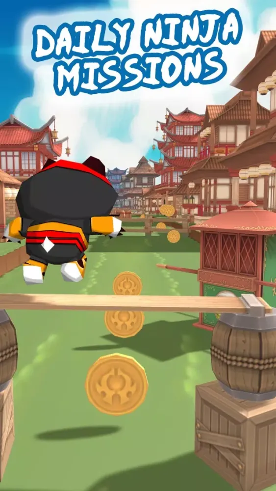 Zrzuty ekranu Kung Fu Tiger & Ninja Panda 3D
