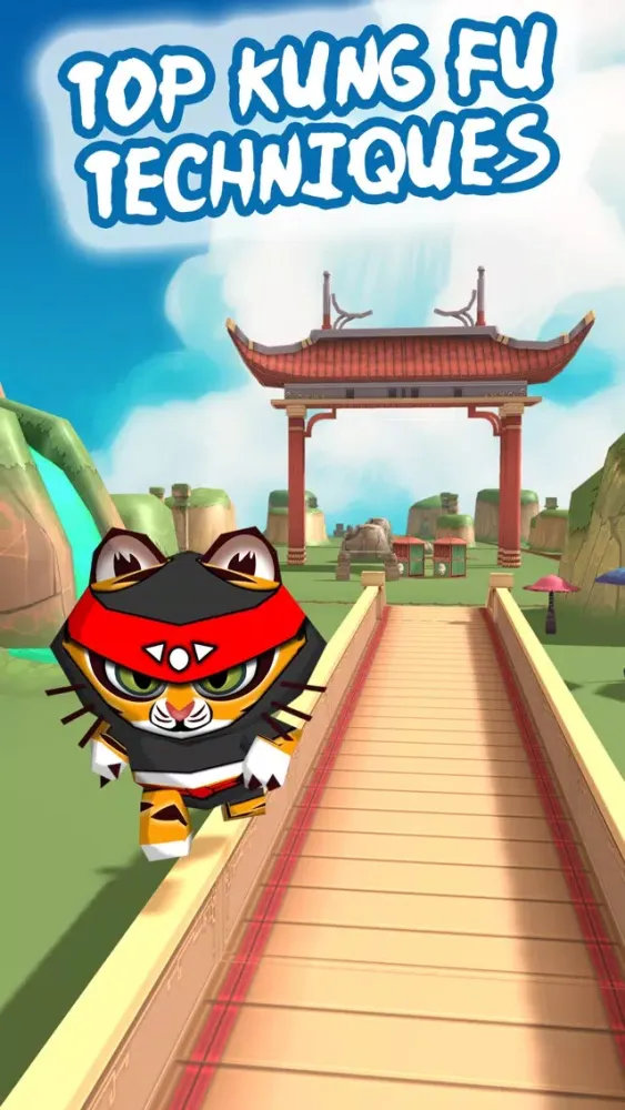Zrzuty ekranu Kung Fu Tiger & Ninja Panda 3D