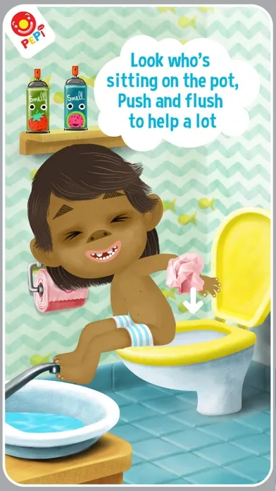 ภาพหน้าจอของ Pepi Bath 2
