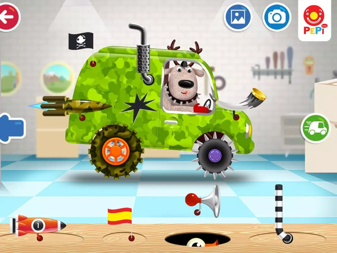 Zrzuty ekranu Pepi Garage iPad 