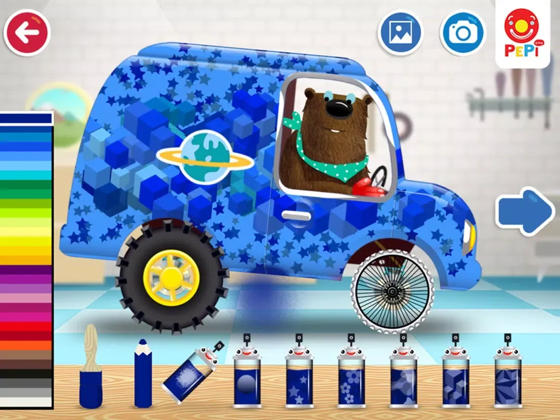 Zrzuty ekranu Pepi Garage iPad 