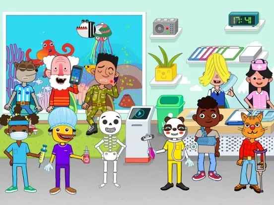 Capturas de tela do Pepi Hospital Lite iPad 