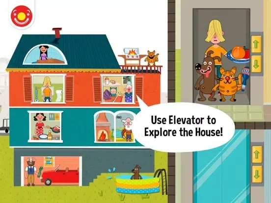 Pepi House Lite iPad  Screenshots