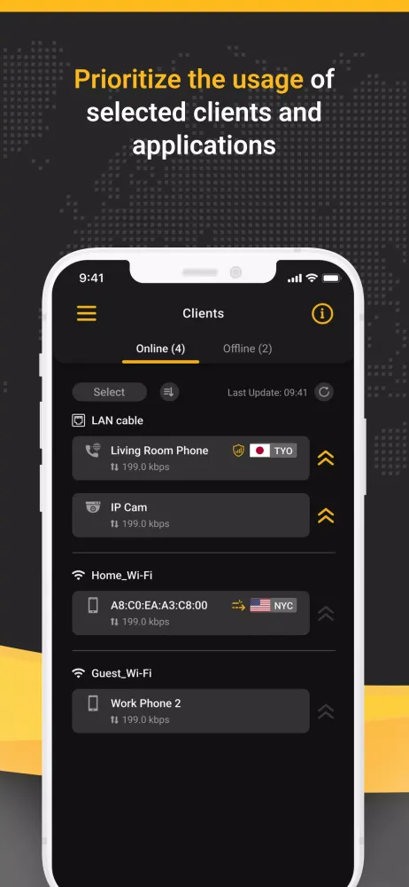 Screenshot di Peplink