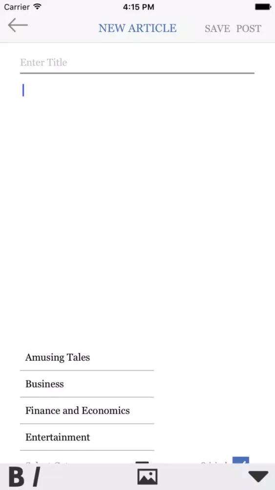 Pepoolar–Read & Write Articles Screenshots