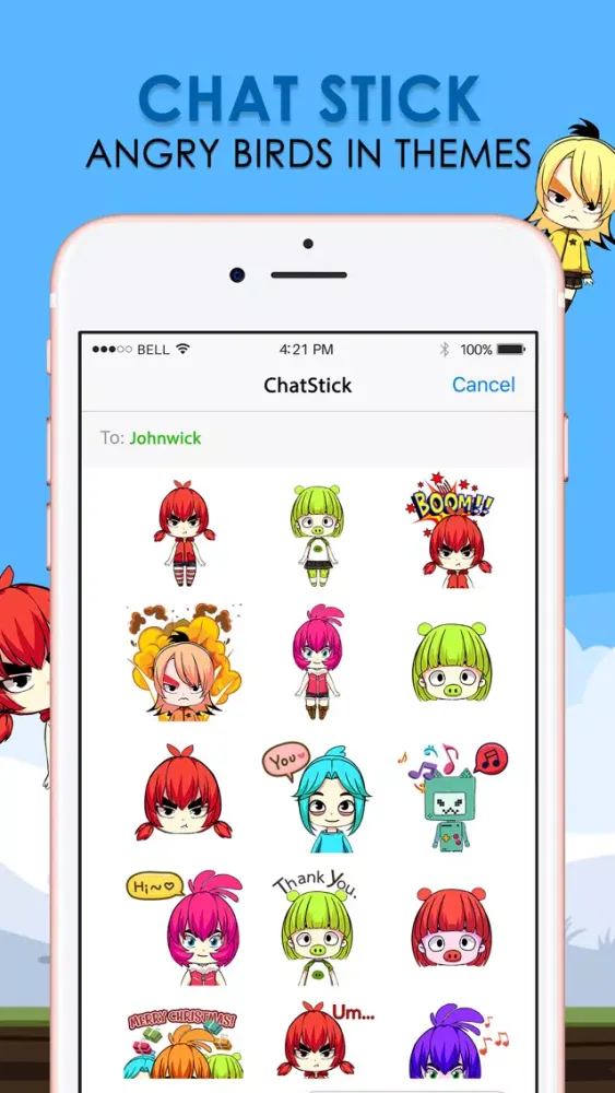 Birds Emoji Stickers Keyboard Themes ChatStick应用截图
