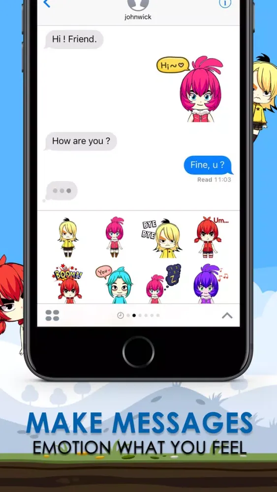 Birds Emoji Stickers Keyboard Themes ChatStick应用截图