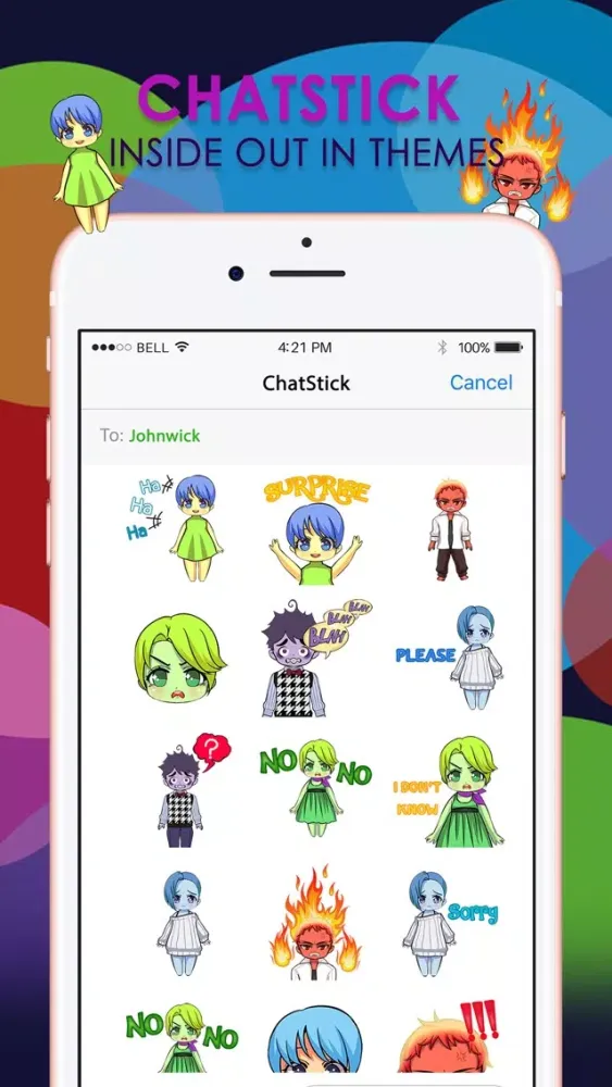 صور Emoji Cartoon Stickers Keyboard Themes ChatStick