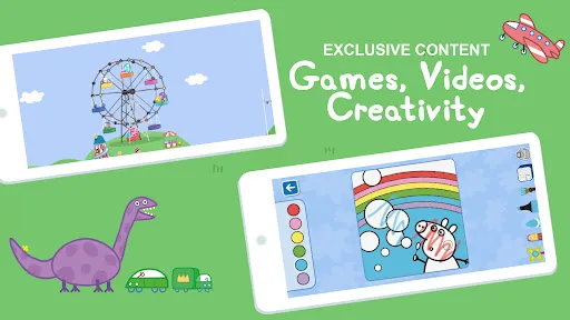 Capturas de tela do World of Peppa Pig: Kids Games