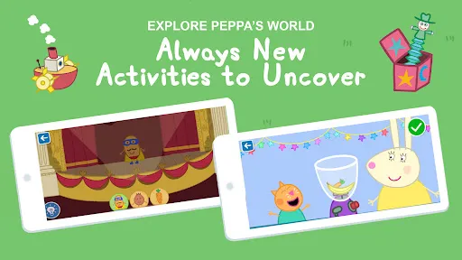Capturas de tela do World of Peppa Pig: Kids Games