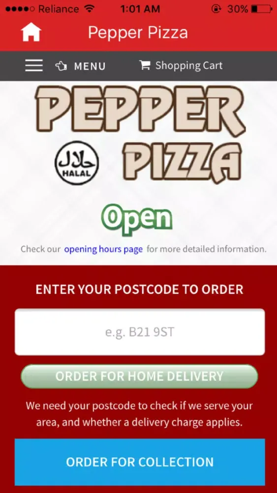 Captures d'écran de Pepper Pizza, Coventry