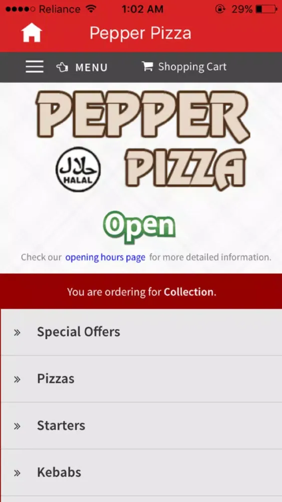 Captures d'écran de Pepper Pizza, Coventry