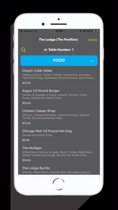 Ảnh chụp màn hình của Tahoe Donner Dining