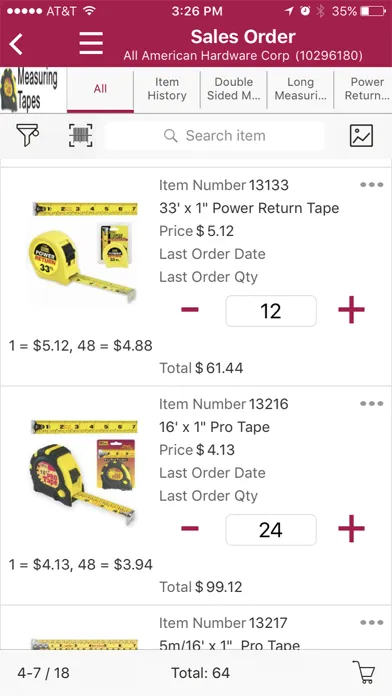 IVY Classic Ordering App سکرین شاٹس