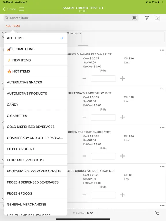 NCD SMART ORDER iPad  স্ক্রিনশট