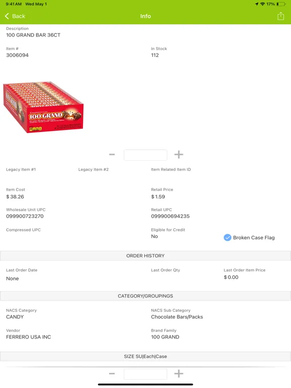 NCD SMART ORDER iPad  স্ক্রিনশট