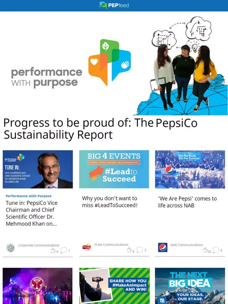 تصاویر PEPfeed by PepsiCo iPad 