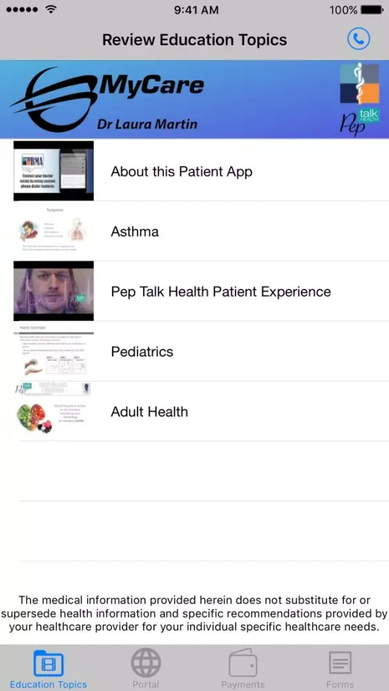 MyCare by Pep Talk Health Ekran Görüntüleri