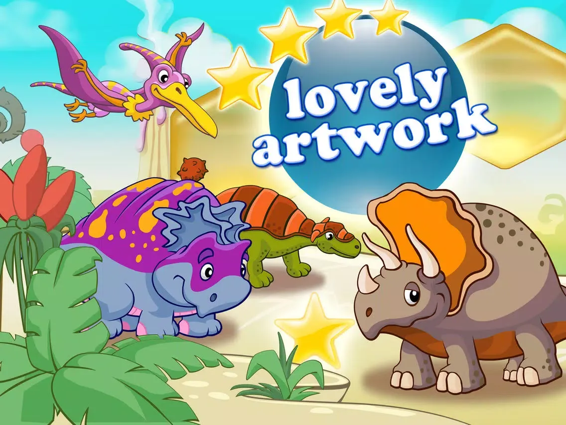 Tangkapan skrin Dinosaurs walking with fun HD jigsaw puzzle XL iPad 