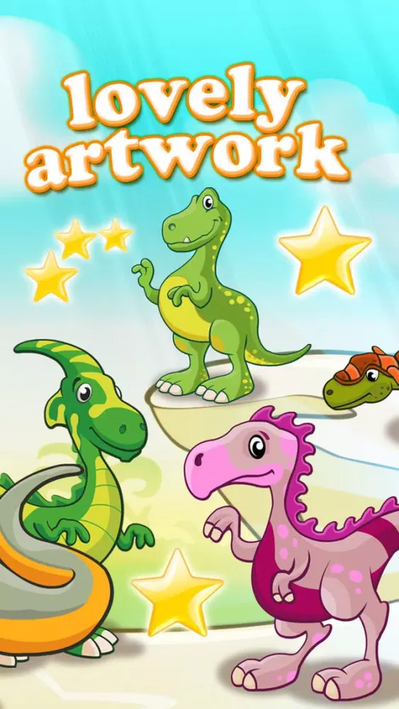 Tangkapan skrin Dinosaurs walking with fun HD jigsaw puzzle XL