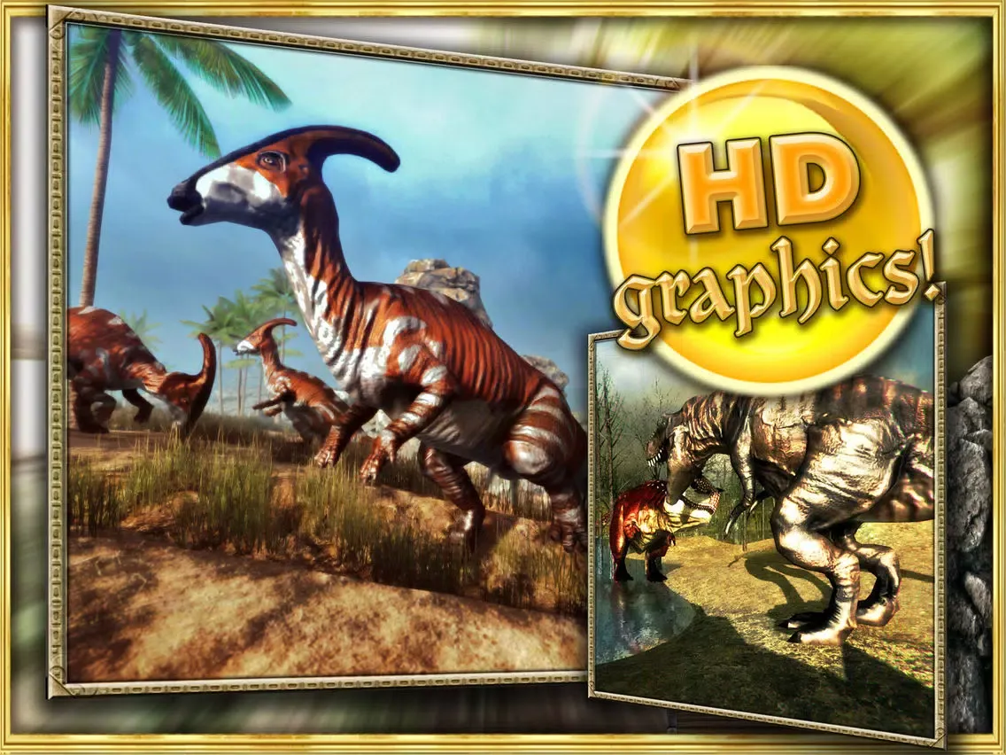 Dinosaurs walking with fun 3D puzzle game kids XL iPad  スクリーンショット
