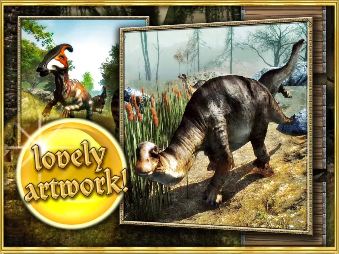 Dinosaurs walking with fun 3D puzzle game kids XL iPad  スクリーンショット