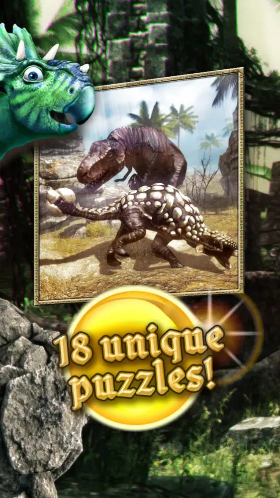 Dinosaurs walking with fun 3D puzzle game kids XL スクリーンショット