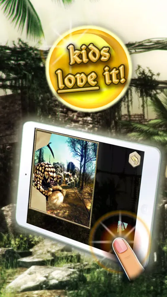 Dinosaurs walking with fun 3D puzzle game kids XL スクリーンショット