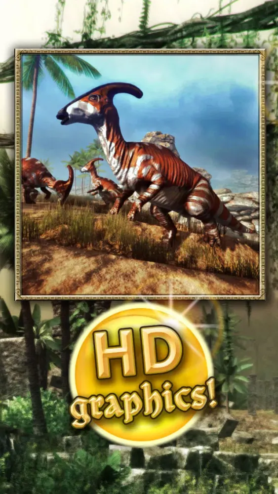 Dinosaurs walking with fun 3D puzzle game kids XL スクリーンショット