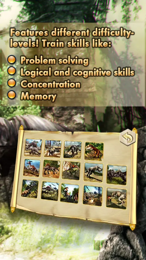 Dinosaurs walking with fun 3D puzzle game kids XL スクリーンショット