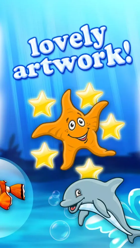 Ảnh chụp màn hình của Memo pairs puzzle ocean animals for toddlers