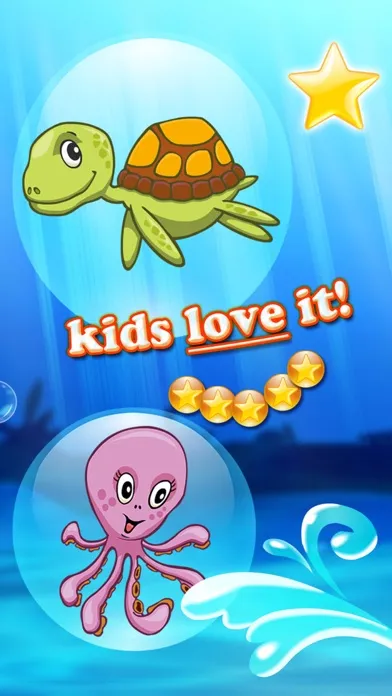 Ocean puzzle HD with colorful sea animals and fish Screenshots
