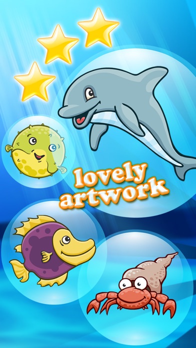 Ocean puzzle HD with colorful sea animals and fish Ekran Görüntüleri
